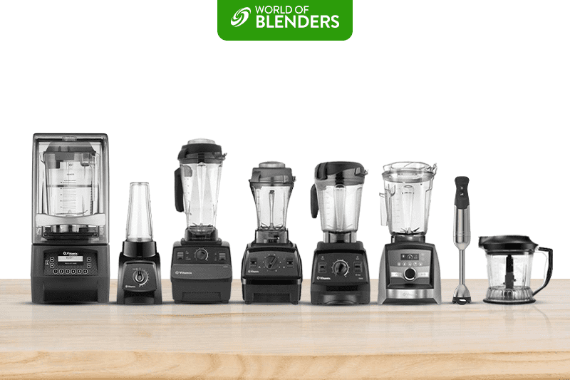 variety of blender sizes