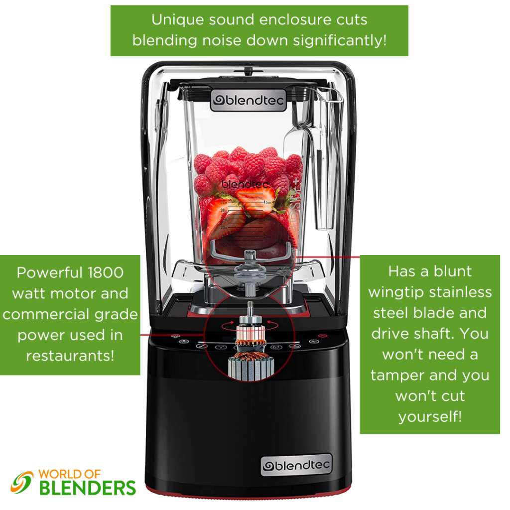 quick facts about the blendtec 800