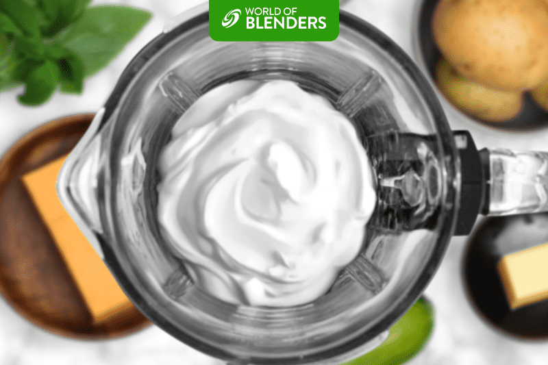 whip egg whites in a blender