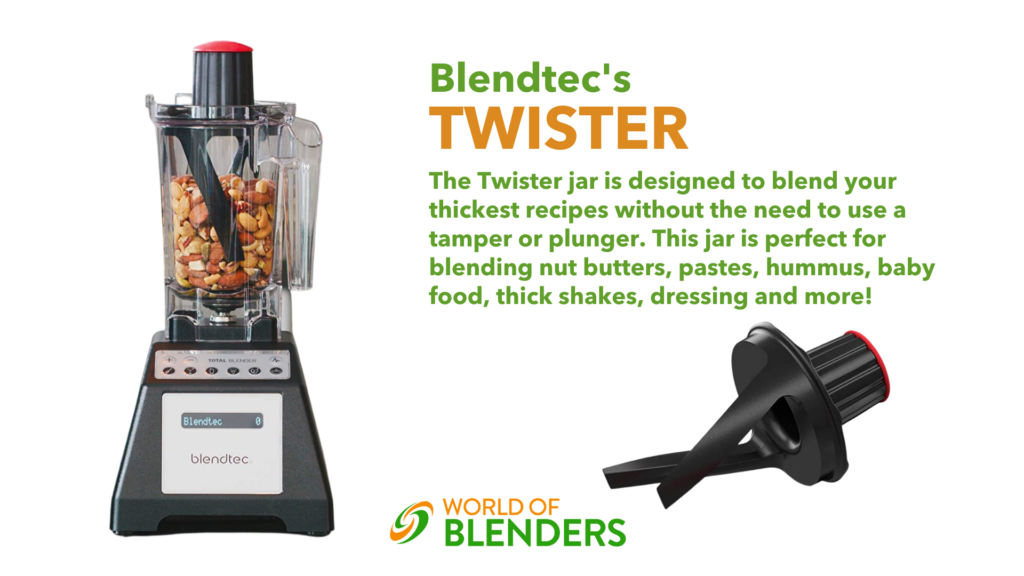 Blendtec's Twister jar details
