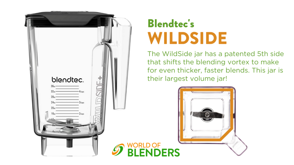 Blendtec's Wildside jar details