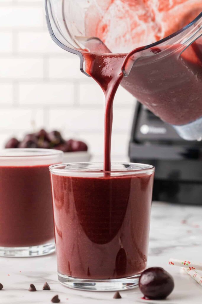 chocolate cherry smoothie
