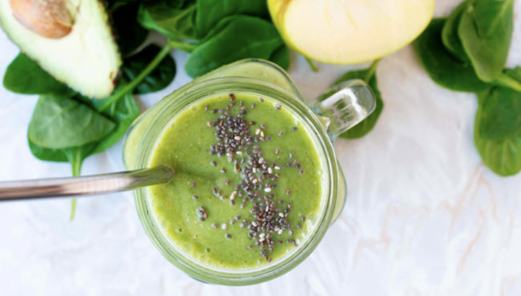 Green goddess smoothie by Stachio