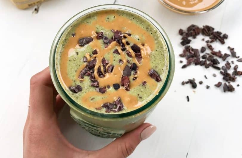 Fruit-Free Peanut Butter Chip Smoothie