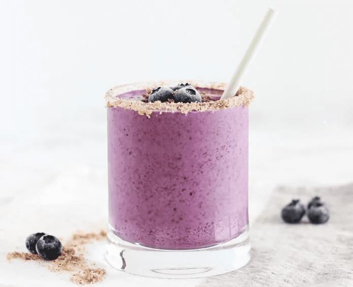 blueberry muffin smoothie by Lively Table