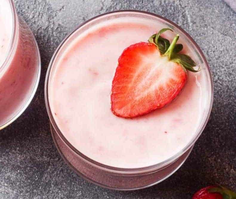 3-Ingredient Keto Strawberry Smoothie