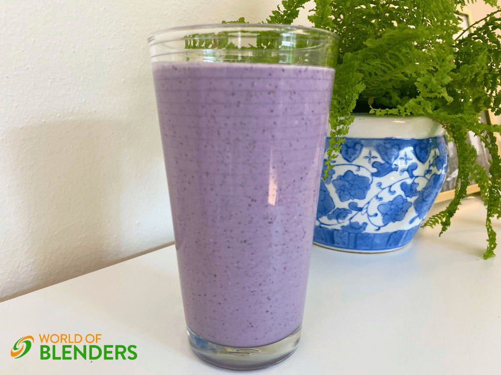 blueberry banana oat smoothie