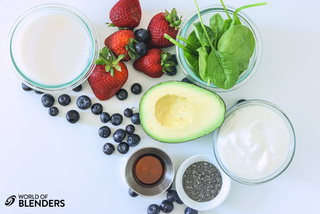 blueberry spinach smoothie ingredients