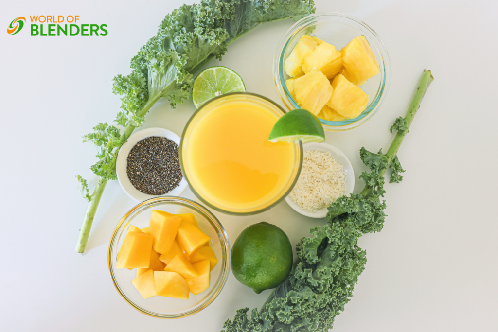 mango kale smoothie ingredients