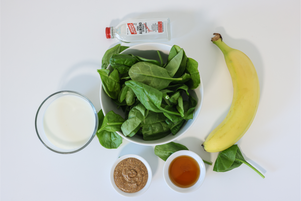 spinach banana smoothie ingredients