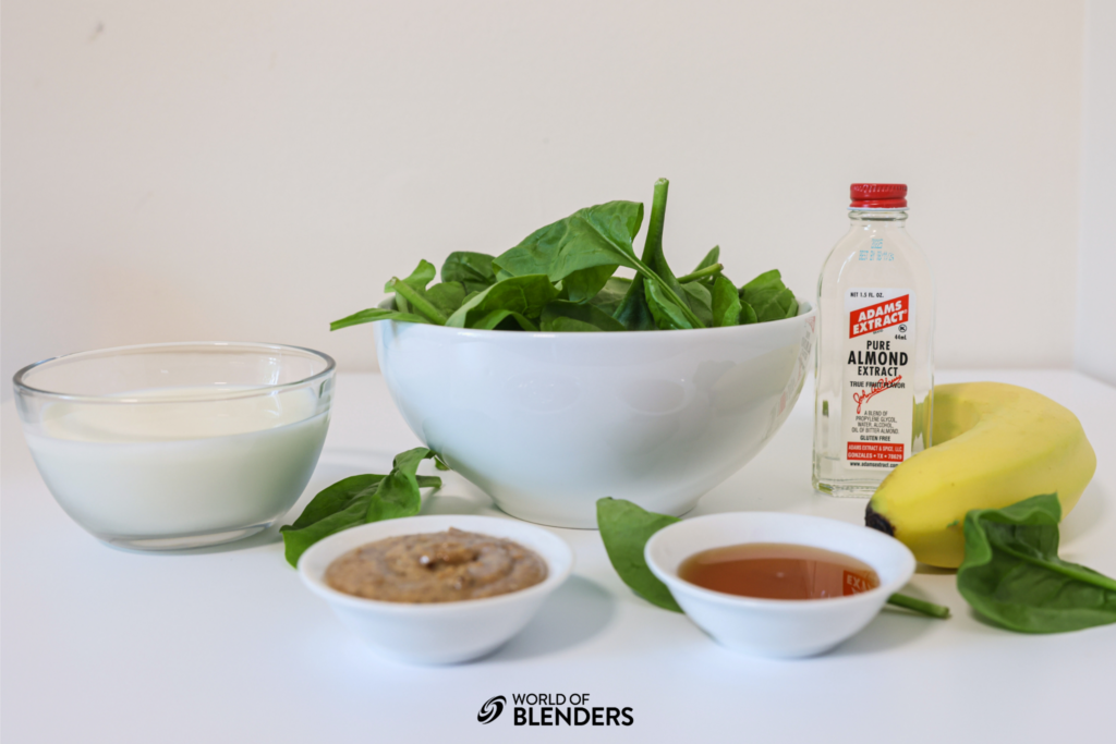 spinach banana smoothie ingredients